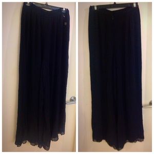 3/$25 TAHARI 12 Black Palazzo pant